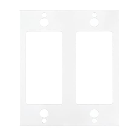 Hubbell Wiring Device-Kellems Sub-Plate, Floor Box Type, 2 Gang, Galvanized Steel S1R8CSPM